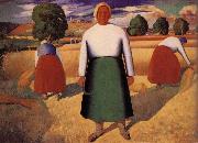 Kasimir Malevich Harvest season oil on canvas